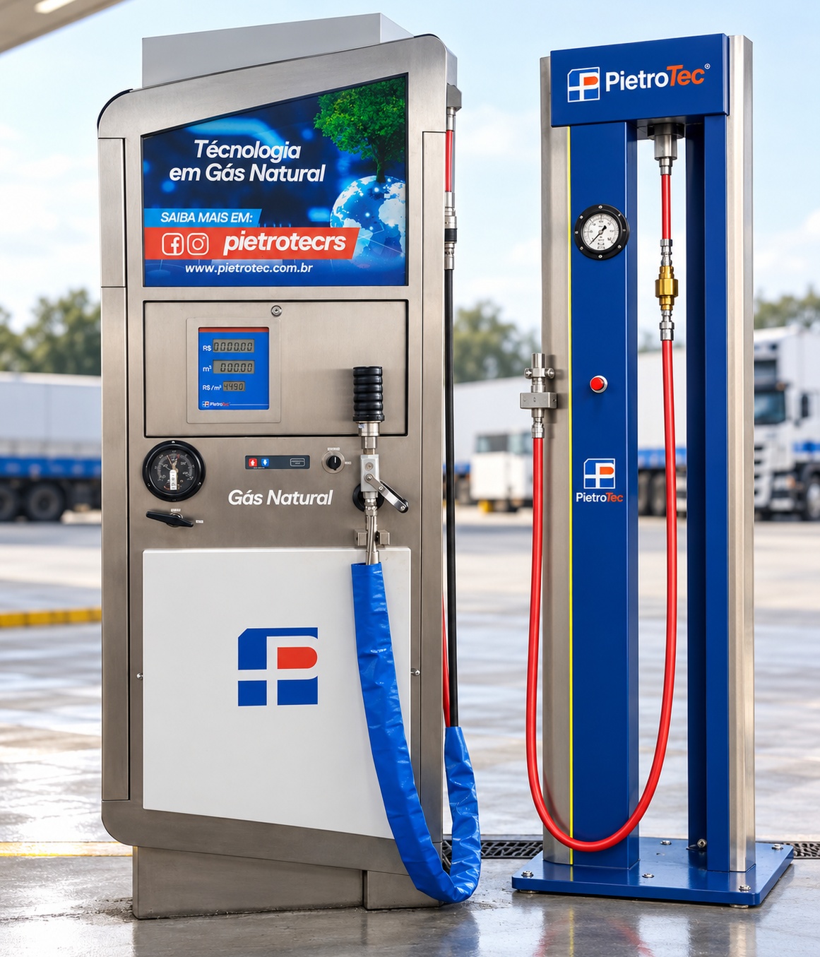 Dispenser e coluna de carga PietroTec