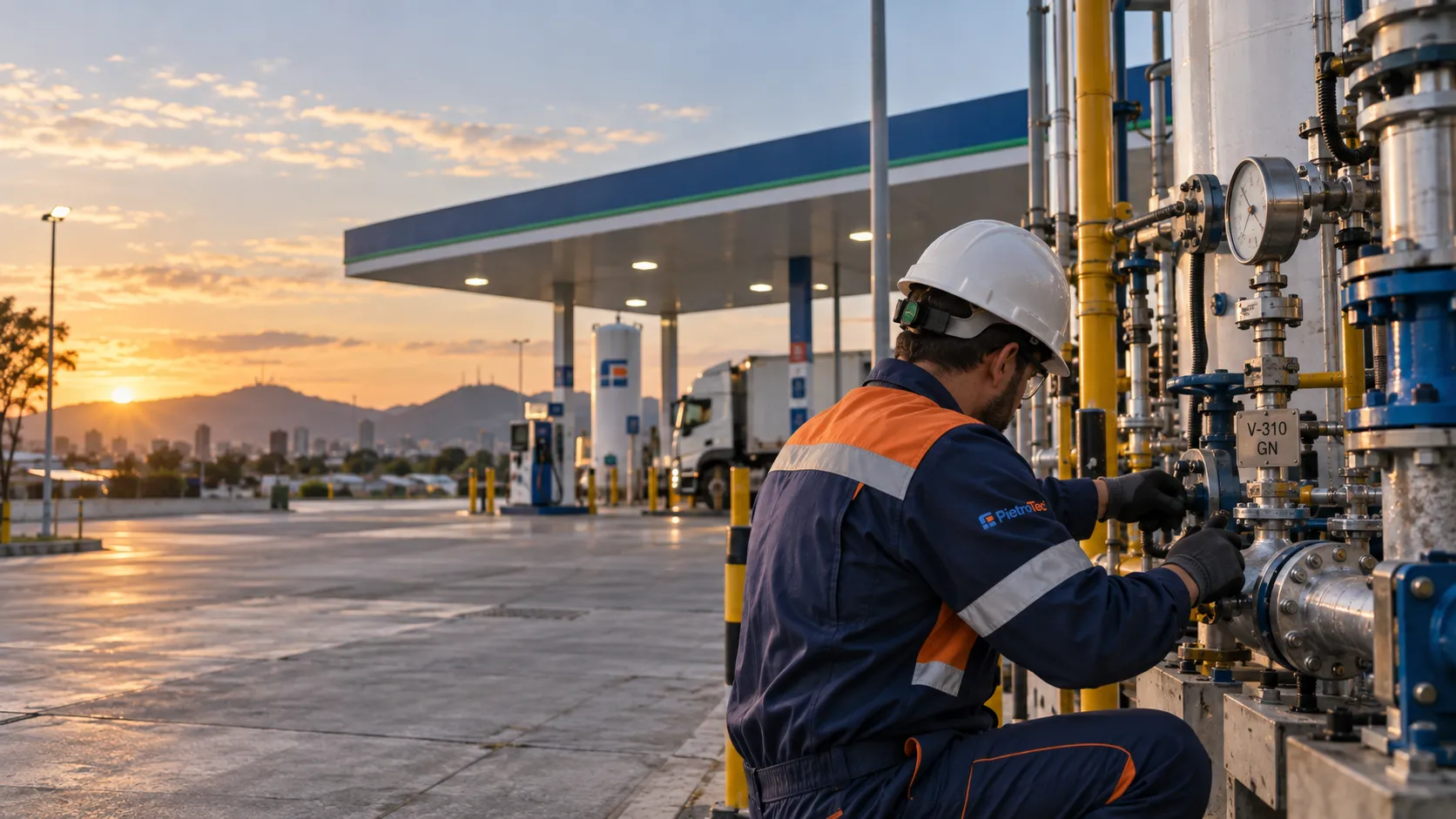 Técnico em manutenção de sistema industrial de gases